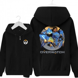 Pharah hoodie overwatch Herre sort Hættetrøje