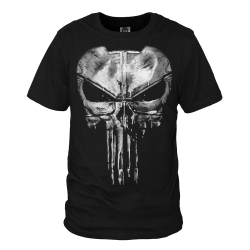 Punisher Inspired Men&#039;s Black T-shirt