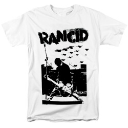 T-shirt graphique punk rock avec t-shirts Rancid Tim Live