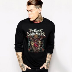 Chất lượng đen Dahlia Murder dài tay áo T-Shirt 