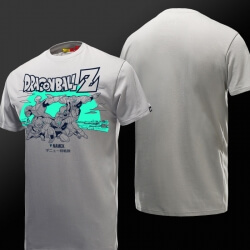 Camiseta Dragon Ball Z de calidad DBZ Grey XXXL Camisetas para hombres Niño