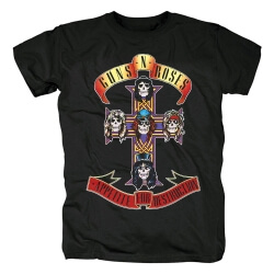 T-shirt de groupe de qualité Guns N 'Roses Us T-shirts punk rock