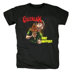 Quality Gutalax Shit Happens Tee Shirtsチェコ共和国のメタルバンドTシャツ