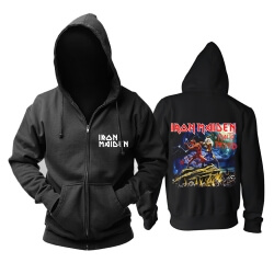 Quality Iron Maiden Run To The Hills Hooded Sweatshirts Uk Metal Rock Band Hoodie