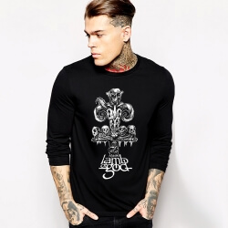 Chất lượng Lamb của Thiên Chúa Metal Band Long Sleeve Tshirt