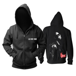 질 Lil Wayne 자유로운 Weezy 두건이있는 스웨트 셔츠 음악 까마귀