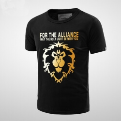 Kalite WOW İttifak Aslan T-shirt