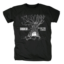 Radiohead le T-shirt du courrier quotidien T-shirts Metal Rock