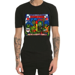 Ramones Metal Kaya Baskı Tshirt