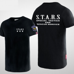 Rezident Evil Stars Logo Tshirt Negru Barbat Tee