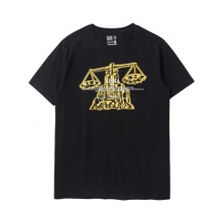 Saint Seiya Libra T-shirt Noir Brozing Tee Shirt