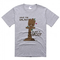 เก็บเสื้อยืดคอกลม Galaxy Pant a Groot T-shirt Guardians 2