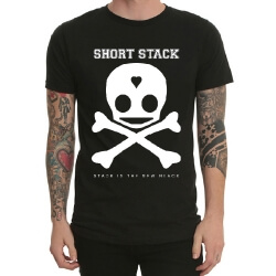 Short Stack Rock Tee Shirt Black Heavy Metal T