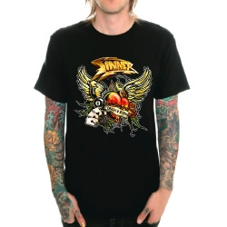 Sinner Band Rock T-shirt T-Shirt Black Heavy Metal