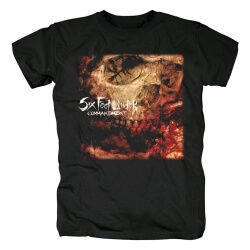 Six pieds sous le t-shirt Metal Rock Rock Shirts