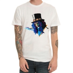 Slash Guns N' Roses Rock T-Shirt White
