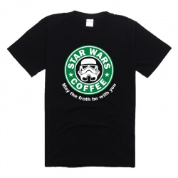 StarWars Darth Vader Character Tshirt Sort bomuldst Tee