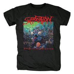 Suffocation T-Shirt Us Black Metal Punk Rock skjorter