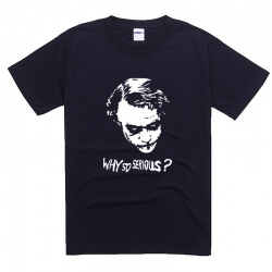 Summer Batman Joker Why So Serious Tshirt 100% Cotton