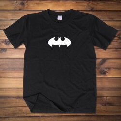 Mùa hè ngắn tay Superman Batman Logo T Shirts