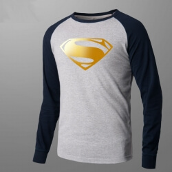 Superman Long Sleeve Graphic T Shirt