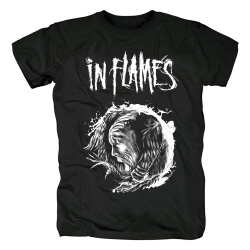 Sweden Metal Graphic Tees Personalised In Flames T-Shirt