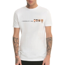 Système d'un T-shirt blanc