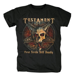 Testament Tee Shirts Metal Rock Band T-Shirt