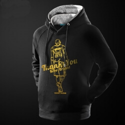 Teşekkür ederim Kobe Bryant hoodie NBA No 24 emekli Sweatshirt