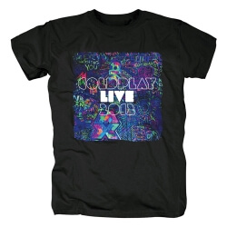 Uk Coldplay Band Live 2012 T-Shirt Chemises Rock