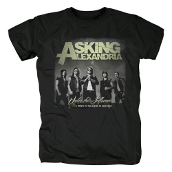 Uk Hard Rock Graphic Tees Quality Asking Alexandria T-Shirt