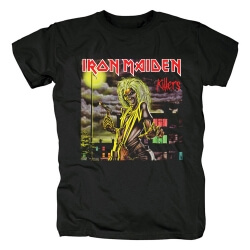 영국 아이언 메이든 밴드 티셔츠 메탈 락 셔츠