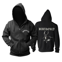 Hoodie unică din Bathory Hoody din metal Punk Rock