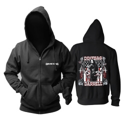 Hoodie Dimebag Darrell cu glugă, cu glugă, cu glugă cu bandă metalică