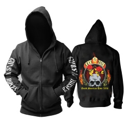 Unique Guns N' Roses Hooded Sweatshirts Us Punk Rock Band Hoodie