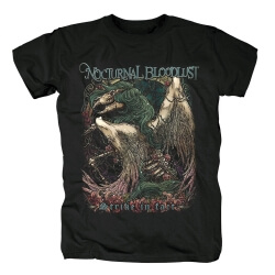 Único Japão Nocturnal Bloodlust Strike De fato T-Shirt Rock Camisas De Metal