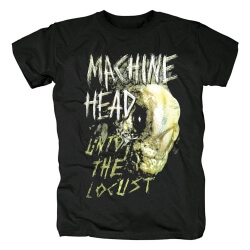 Unique Machine Head Giant Head Tee Shirts California Hard Rock T-Shirt