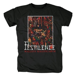 독특한 Pestilence Tees 메탈 티셔츠