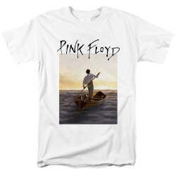 독특한 핑크 플로이드 끝없는 강 티셔츠 영국 락 셔츠