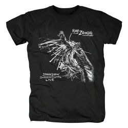 Unique Rob Zombie Spookshow International Live T-Shirt Metal Rock Graphic Tees