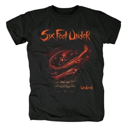 Unique Six Feet Under Tshirts Black Metal Rock Band T-Shirt