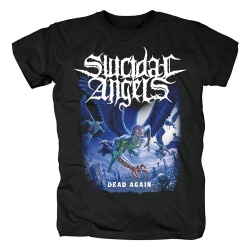 Unique Suicidal Angels 티셔츠 그리스 금속 티셔츠