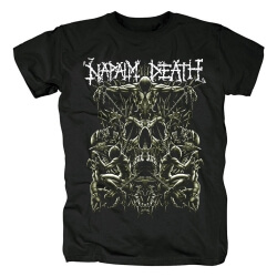 Unik Uk Napalm Death Grindcore T-shirt Metal Band Grafiske T-shirts