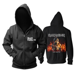 Camisa de suor de banda de rock de metal do Reino Unido Iron Maiden Hoodie
