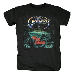 Nós obituário do gráfico do metal preto camisetas O final termina o t-shirt