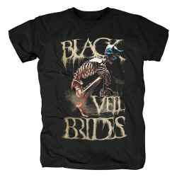 Cămașă neagră Volei Bride Bandă tricouri Hard Rock Punk Rock