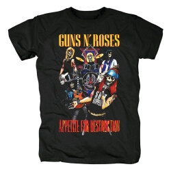 Us Guns N 'Roses 밴드 티셔츠 락 셔츠