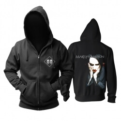 Nos Marilyn Manson Moletom Com Capuz Metal Música Banda Camisa De Suor