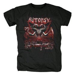 Nás Metal Graphic Tees Autopsy Band T-Shirt