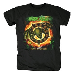 T-shirt Overkill personalizzata con t-shirt in metallo US Live In Overhausen T-Shirt